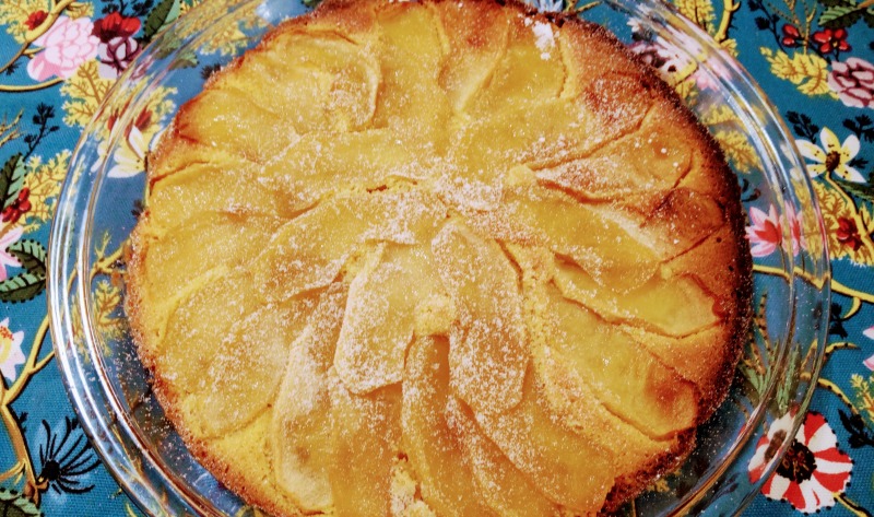 メープルりんごのアーモンドケーキ